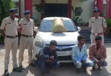 3 लाख का गांजा जब्त, कार सवार स्मगलर गिरफ्तार 2007389 untitled 82 copy