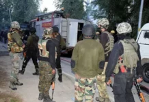 पुलवामा में मुठभेड़ शुरू, दो आतंकवादीयो को किया ढेर। 2177042 untitled 32 copy