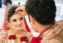 अगर आपकी पत्नी में ये 4 गुण है तो आप है बहुत भाग्यशाली जानें पत्नी के गुण। maang 415x250 1