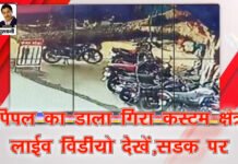 बड़ा हादसा होते होते टला ,बरसों पुराने पीपल के पेड़ का विशाल डाला सड़क पर गिरा। thombale page 30 .10.22 4.Movie Snapshot