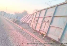 मालगाड़ी के 6 डिब्बे पटरी से उतरे रूट प्रभावित। 2433147 untitled 29 copy 001