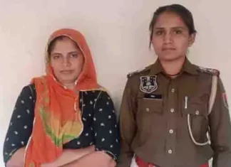 परीक्षा दे रही फर्जी महिला अभ्यार्थी को किया गिरफ्तार। 2592006 untitled 75 copy