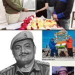 बाँसवाड़ा शहर सी. आई. रतन सिंह चौहान अफ़्रीका के सबसे ऊँचे पहाड़ पर तिरंगा झंडा फहरा कर बाँसवाड़ा आगमन पर आर्टिस्ट शिवांगी द्वारा स्केच देकर स्वागत किया गया। WhatsApp Image 2023 02 01 at 10.52.08 PM