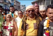 ख्वाज़ा मोईनुद्दीन चिश्ती अज़मेर शरीफ दरगाह ज़ियारत को पैदल निकले ज़ायरीन pedal ajmer sharif New Movie 8 2