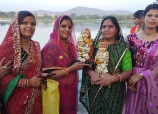 गणगौर का त्यौहार आस्था प्रेम और सुहाग का पर्व है। WhatsApp Image 2023 03 24 at 6.40.46 PM