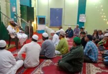 कारी मुजफ्फर अशफा़की ने बांसला में तकरीर की, माहे रमजान पर नुरानी मस्जिद में, WhatsApp Image 2023 04 06 at 11.16.14 AM