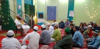 कारी मुजफ्फर अशफा़की ने बांसला में तकरीर की, माहे रमजान पर नुरानी मस्जिद में, WhatsApp Image 2023 04 06 at 11.16.14 AM
