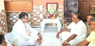 सतीश पुनिया राजस्थान विधानसभा के प्रतिपक्ष के नेता पहुंचे मनोज सिंह चौहान के निवास manoj chohan satish puniya
