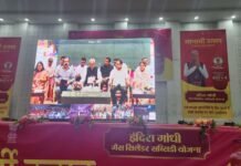 इंदिरा गांधी गैस सिलेंडर सब्सिडी योजना के अंतर्गत 14 लाख लाभार्थियों के बैंक खातों में 60 करोड़ सीधे ट्रांसफर किया गए। WhatsApp Image 2023 06 05 at 3.37.21 PM