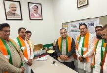 भाजपा अल्पसंख्यक मोर्चा राजस्थान के नवनियुक्त प्रदेशाध्यक्ष हमीद खान मेवाती का दिल्ली में मोर्चा के राष्ट्रीय अध्यक्ष जमाल सिद्दीकी ने किया स्वागत, 51d64d1d eb06 4c5d 8428 98faecd7ae17