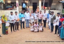 नवागांव मंडल के सियापुर एवं नवागांव में किया सामाजिक संपर्क, BN banswara news