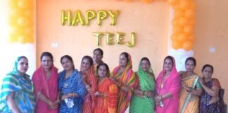 जांगिड़ ब्राह्मण समाज महिला मण्डल द्वारा श्याम मंदिर पर तीज का पावन पर्व मनाया, BN Banswra News द्वारा प्रदत्त