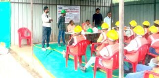 श्रमिक सुरक्षा व स्वास्थ्य जांच शिविर का आयोजन BN news ruidp