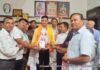 महावीर इंटरनेशनल शाखा नौगामा द्वारा प्रदीप पिंडारमिया का किया स्वागत, BN Banswra News द्वारा प्रदत्त.