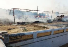 दिवाली के दिन पटाखा बाजार में लगी भीषण आग, दर्द से तड़पते रहे लोग, नहीं पहुंची एंबुलेंस BN Banswra News द्वारा प्रदत्त