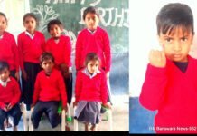 बेटी के जन्म दिन पर जरूरतमंद बच्चों को स्वेटर भेंट कर मनाया हैप्पी वाला बर्थडे रीना पारगी 2 birthday pargi