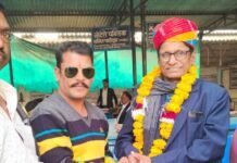 डेरिस संघ ने संभागीय आयुक्त का स्वागत किया। BN Banswra News द्वारा प्रदत्त