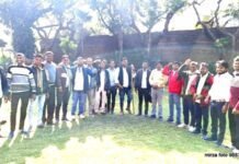 5 हज़ार युवा मित्रों को खुशियाँ देने का आव्हान,ग्रामीण युवाओं ने मुख्य मंत्री शर्मा से किया जिला कलक्ट्रर बाँसवाडा को ज्ञापन 5 hajar yuva mitra 1