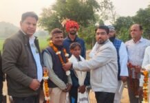 मुस्लिम महासंघ धरियावद ने क्रिकेटर सुशीला मीणा एवं शिक्षक मीणा का किया सम्मान Banswara News