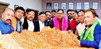 मुख्यमंत्री भजनलाल शर्मा की ओर से हजरत ख्वाजा मोईनुद्दीन हसन चिश्ती रहमतुल्ला अलैह के 813 वां उर्स के पाक मौके पर दरगाह पर चादर पेश की CM sharma ajmer chadar pahuchai