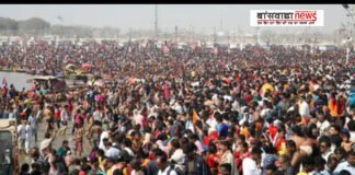 उ.प्र. महाकुंभ में ईतवार की छुट्टी के कारण श्रद्धालुओं की अपार जबरदस्त भीड़ लगी हुई लगी है। सेक्टर-19 में आग लग गई Banswara News Mirza