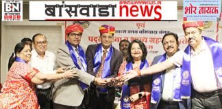 नवनिर्वाचित कार्यकारिणी का शपथ ग्रहण समारोह सम्पन्न BN News banswara Lionce Clube (1)