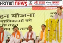 बांसवाड़ा – मुख्यमंत्री भजनलाल शर्मा ने कहा, सेवा शिविरों में आमजन की आवश्यकताओं के काम हो रहे पूरे मुख्यमंत्री ने किया शहरी सेवा शिविर का अवलोकन 1