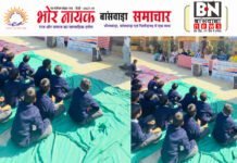 महावीर इंटरनेशनल शाखा नौगामा द्वारा राजकीय उच्च माध्यमिक विद्यालय रतनपुरा ब्लॉक बागीदौरा में किया गया स्वेटर वितरण । छात्रों के चेहरे पर छाई खुशी सब की सेवा सबको प्यार