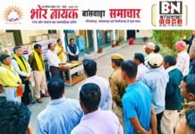 गढ़ी पुलिस थाने में चौपाल जागरण यात्रा का शुभारंभ, महावीर इंटरनेशनल ने बांटे जीवन रक्षक किट nogsms gsdhi thsns 18.1.26