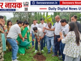 मयूर नगर लोधा में हरियाली अमावस्या पर 251 पौधों का रोपण, पर्यावरण संरक्षण की शपथ हरियाली अमावस्या पर 251 पौधों का रोपण, (1)