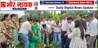 मयूर नगर लोधा में हरियाली अमावस्या पर 251 पौधों का रोपण, पर्यावरण संरक्षण की शपथ हरियाली अमावस्या पर 251 पौधों का रोपण, (1)